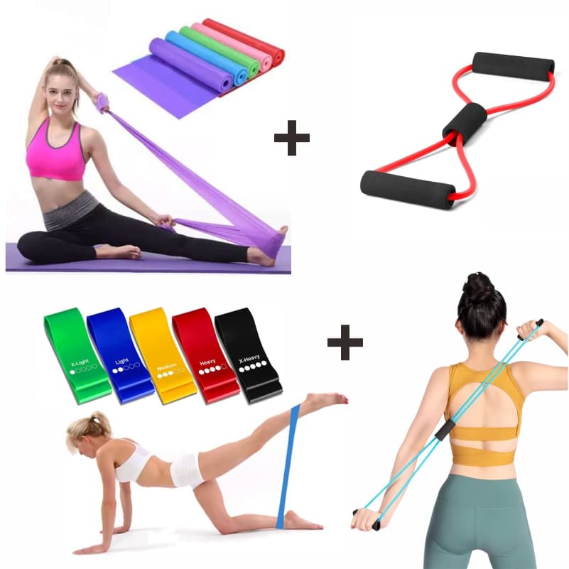 Elástico para Exercícios Mini Band Faixa Elástica Extensor Resistência