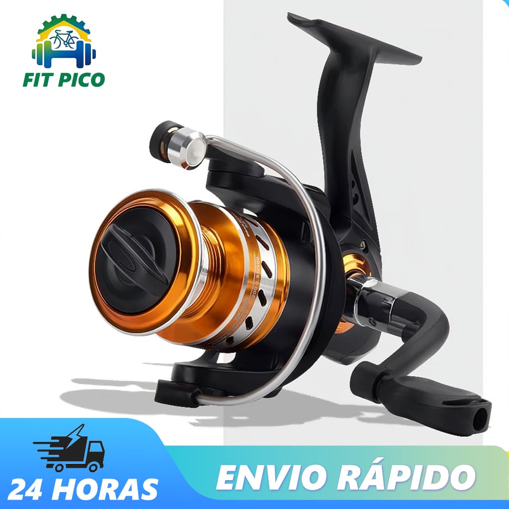 Molinete De Pesca Plástico AK200 Max Arraste 10kg Cana Em Água Salgada Para Mão Esquerda E Direita