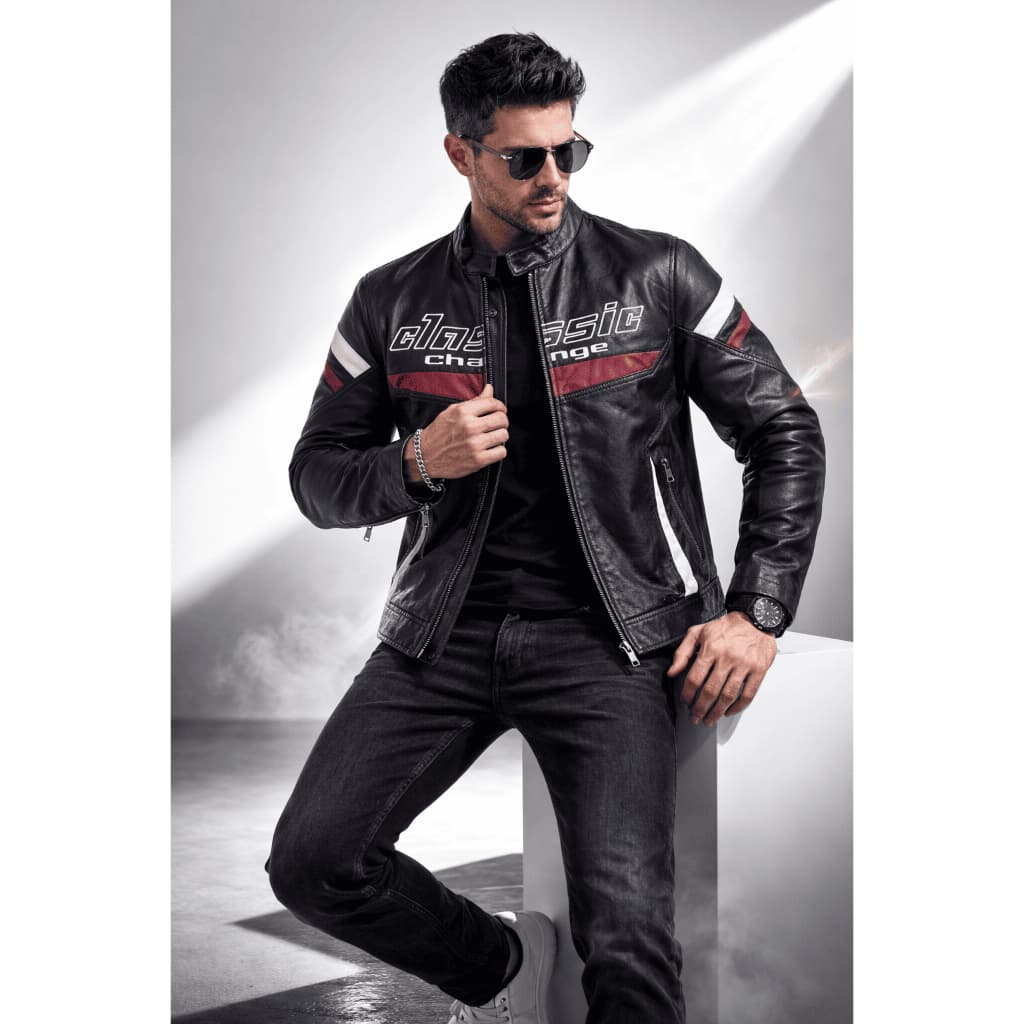 Jaqueta Masculina Sintética Estilo Couro Premium Classic Change Casual Urbana