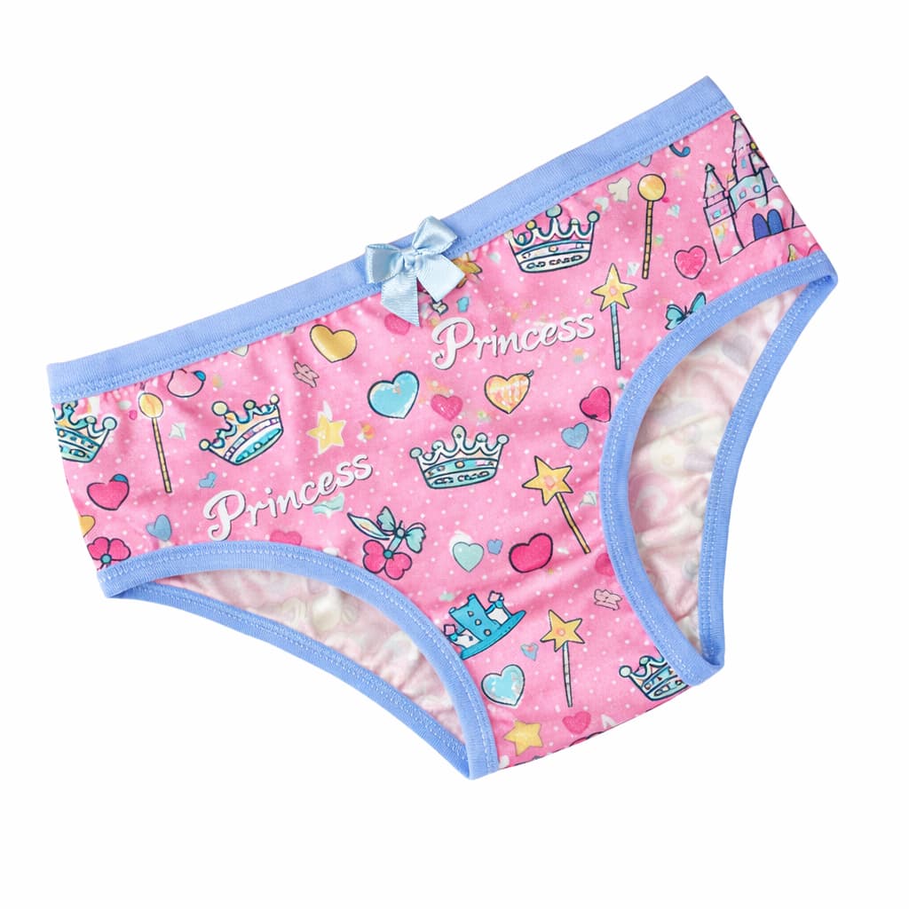 Kit Calcinha Infantil Forro 100% Algodão Lindas Estampas e Super Confortáveis