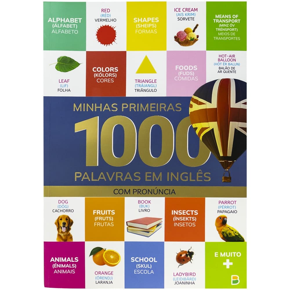 Minhas primeiras 1000 palavras em inglês com pronuncia brasileitura