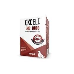 Suplemento Para Cães e Gatos Oxcell 1000 - 30 Capsulas