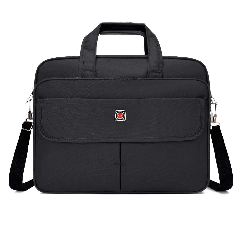 Bolsa para Notebook 15.6" Executiva Unissex com Alça Ajustável e Compartimentos Funcionais para Trabalho e Faculdade