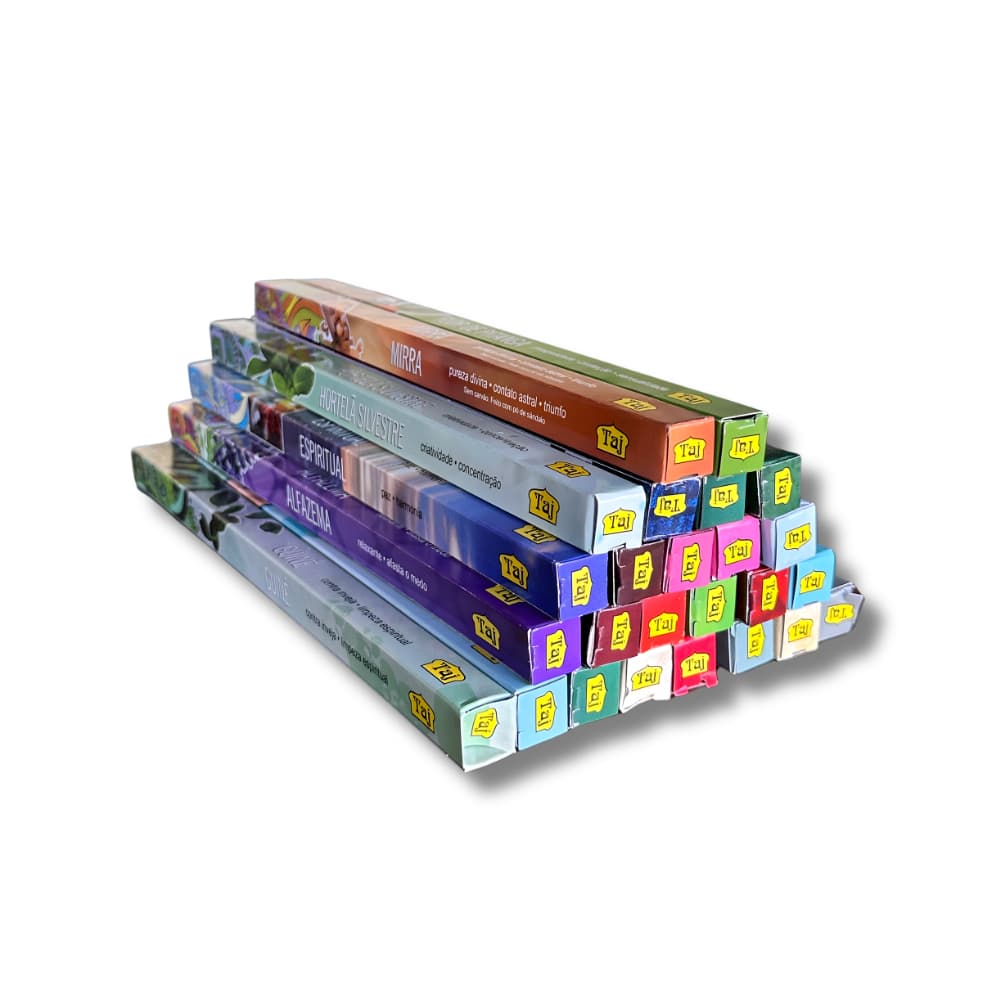 Incenso Indiano TAJ Unitário - ESCOLHA O AROMA