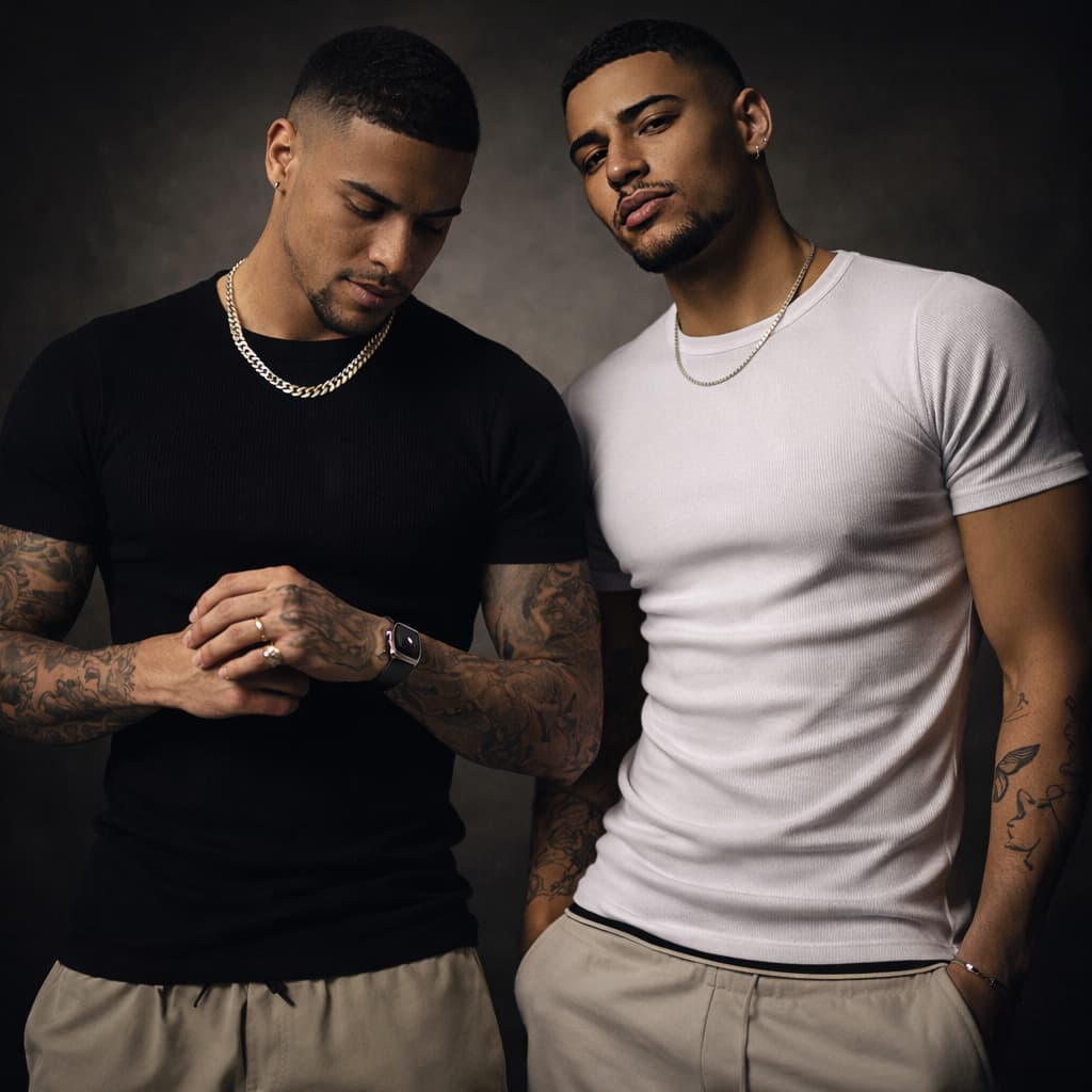 Camiseta Masculina Básica Canelada Slim Fit Confortável Premium Envio Imediato