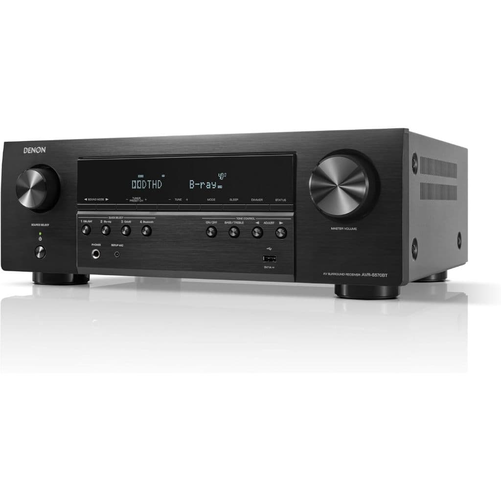 Receiver Denon AVR-S570BT 5.2ch 70W BT 110v ( Oferta )