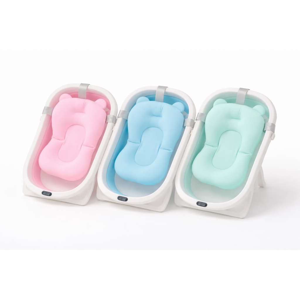 Banheira Ofurô P/ Bebês Infantil Dobrável, Retrátil, Leve, Compacta E Segura Tematica Colorida