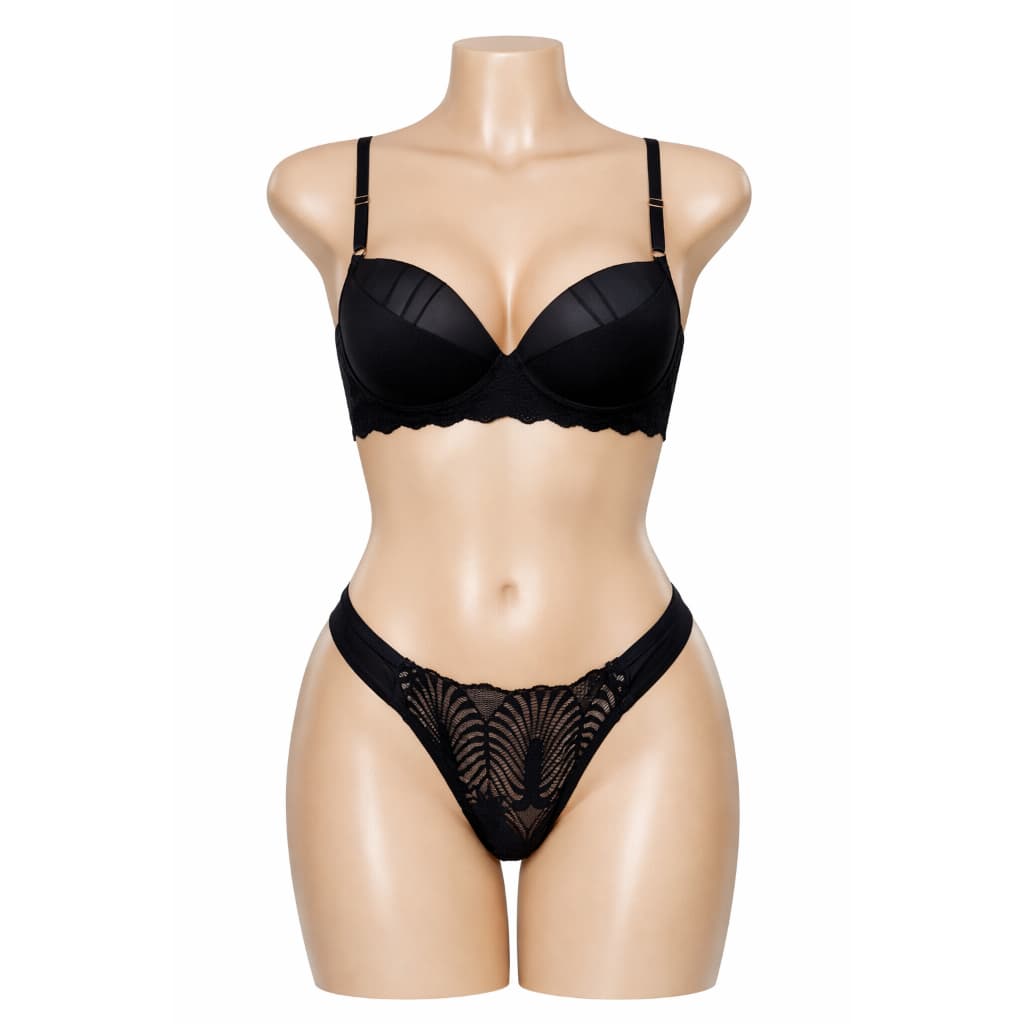 Conjunto De Lingerie Nayara Calcinha e Sutiã em Renda