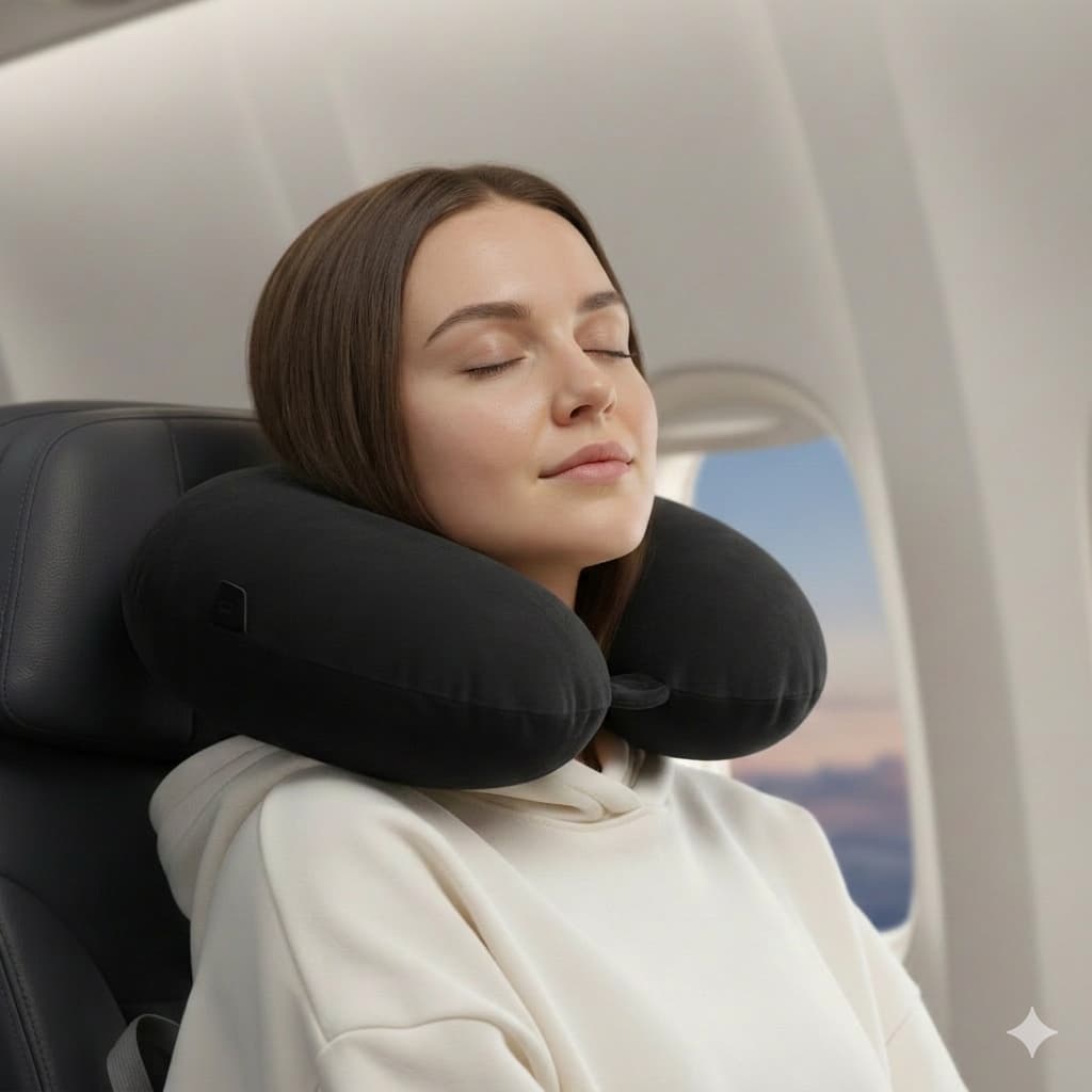 Almofada De Pescoço travesseiro De Viagem confortável e premium