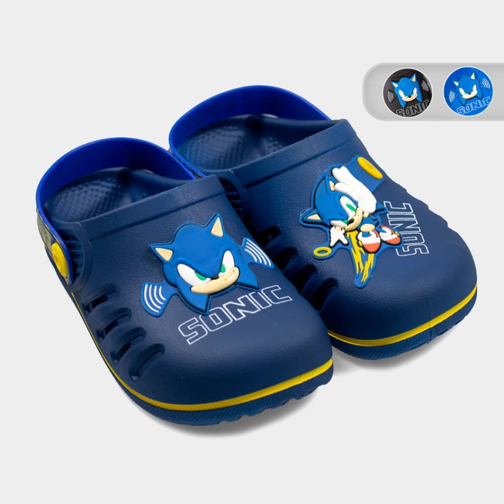 Sandália Menino Babuche Sonic Speed Grendene Kids 22594