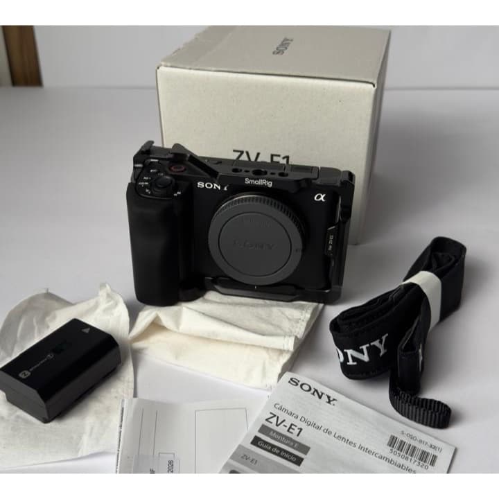 Câmera Sony ZV-E1 Fullframe 4k120p + Cage + Na Garantia + Novinha