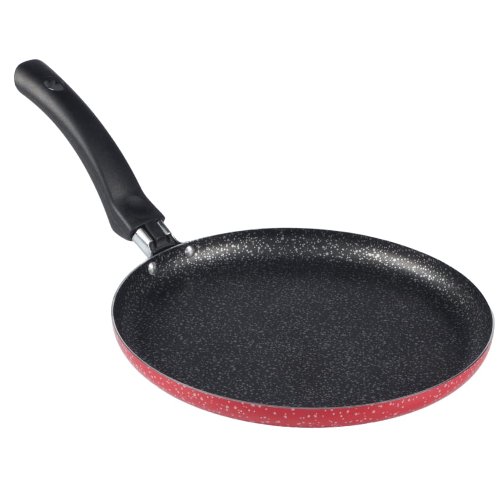 Frigideira Panquequeira Antiaderente 22Cm Vermelho Nacional