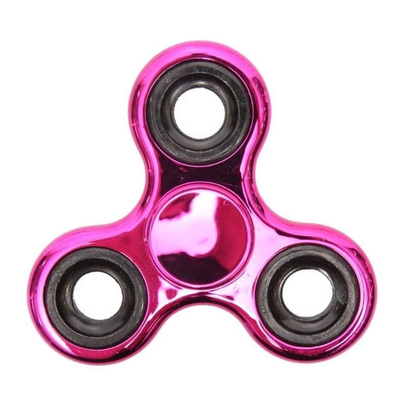 Spinner Fidget Anti Stress ABS + Ferro | Rolamento de Aço | Giro Suave | Alívio de Estresse (sem luz)