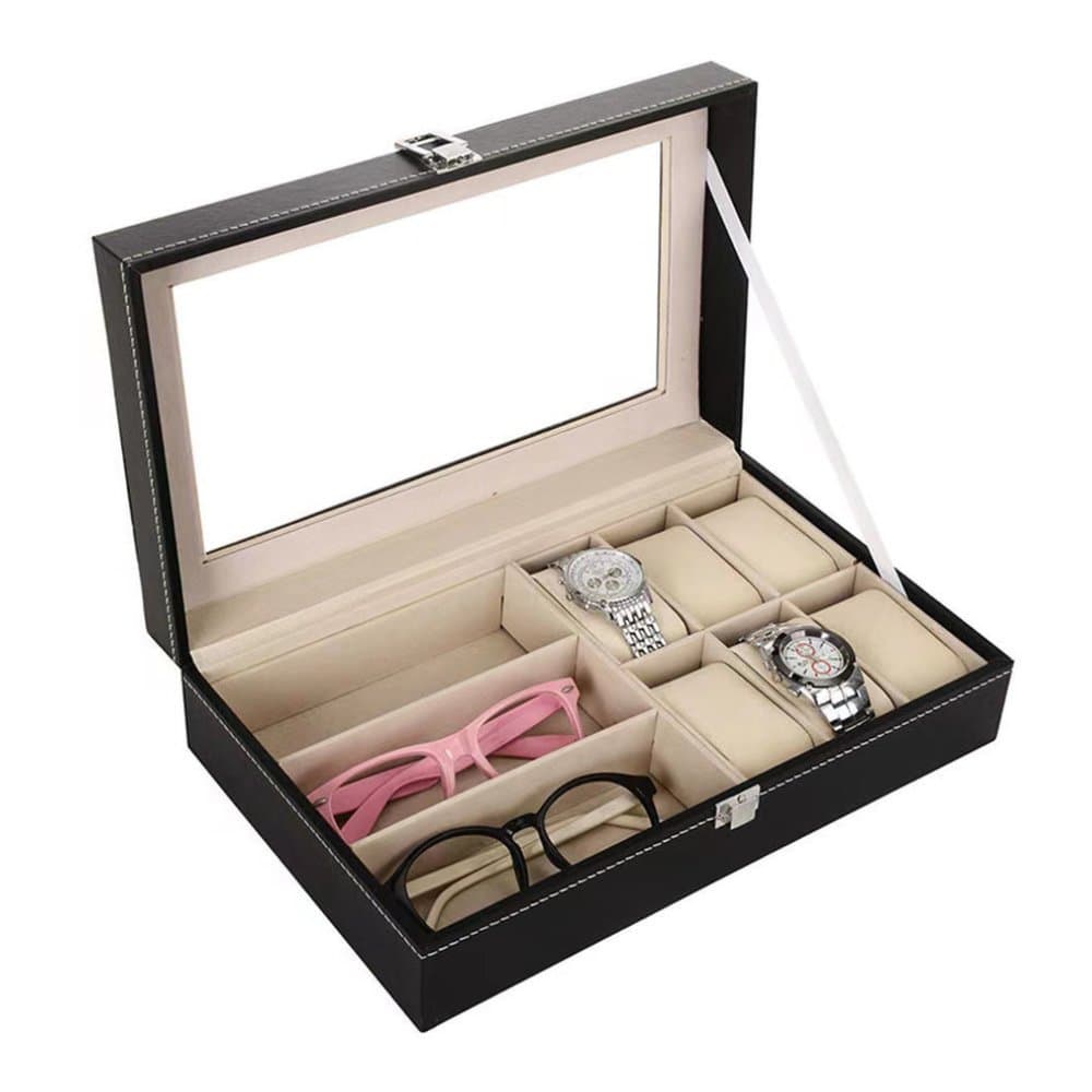 Caixa Expositora para Relógios e Joias Organização Proteção Design Sofisticado Refinado