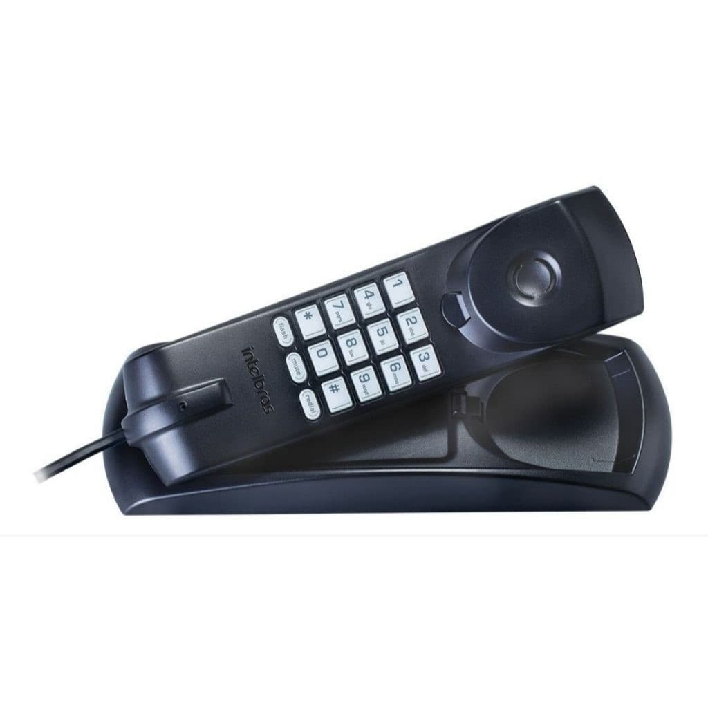 Telefone Com Fio Gondola Preto - TC-20 Intelbras