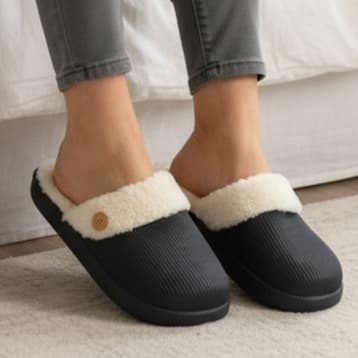 Pantufa Chinelo Nuvem Babuche com Tecido de Pelúcia