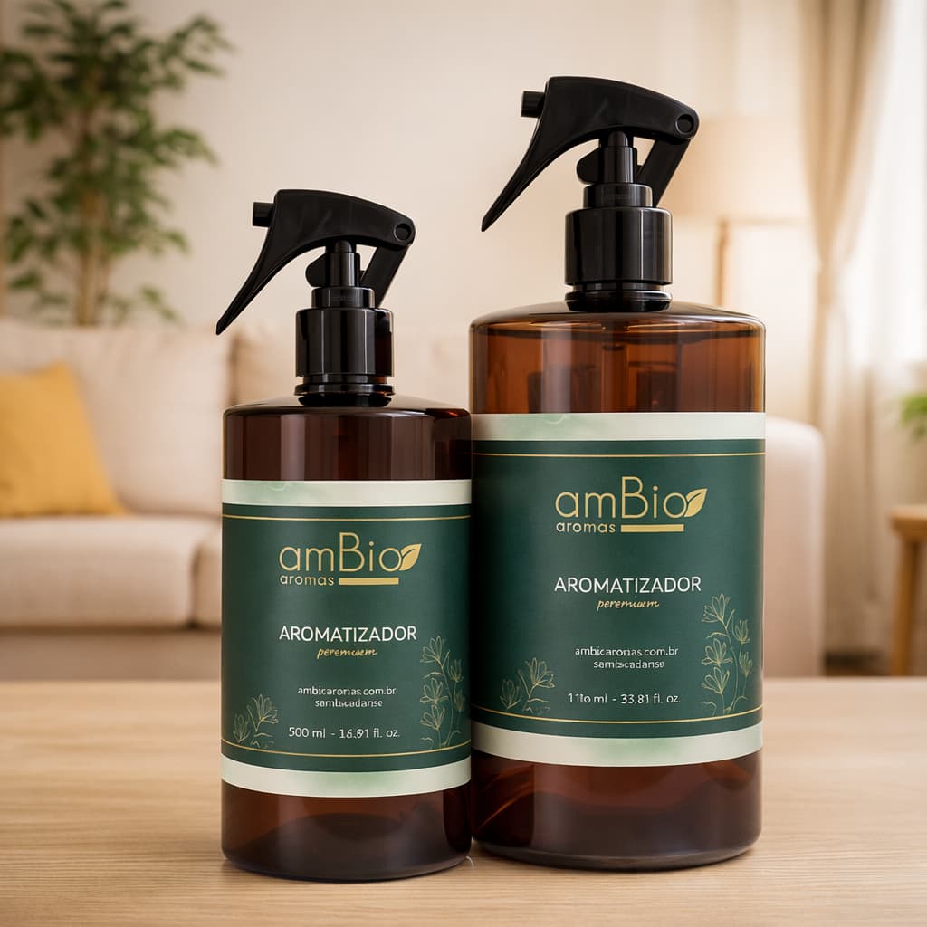 Aromatizador Forte Cheiro de Lojas Famosas Alta Fixação 1 litro ou 500ml Casa Cheirosa