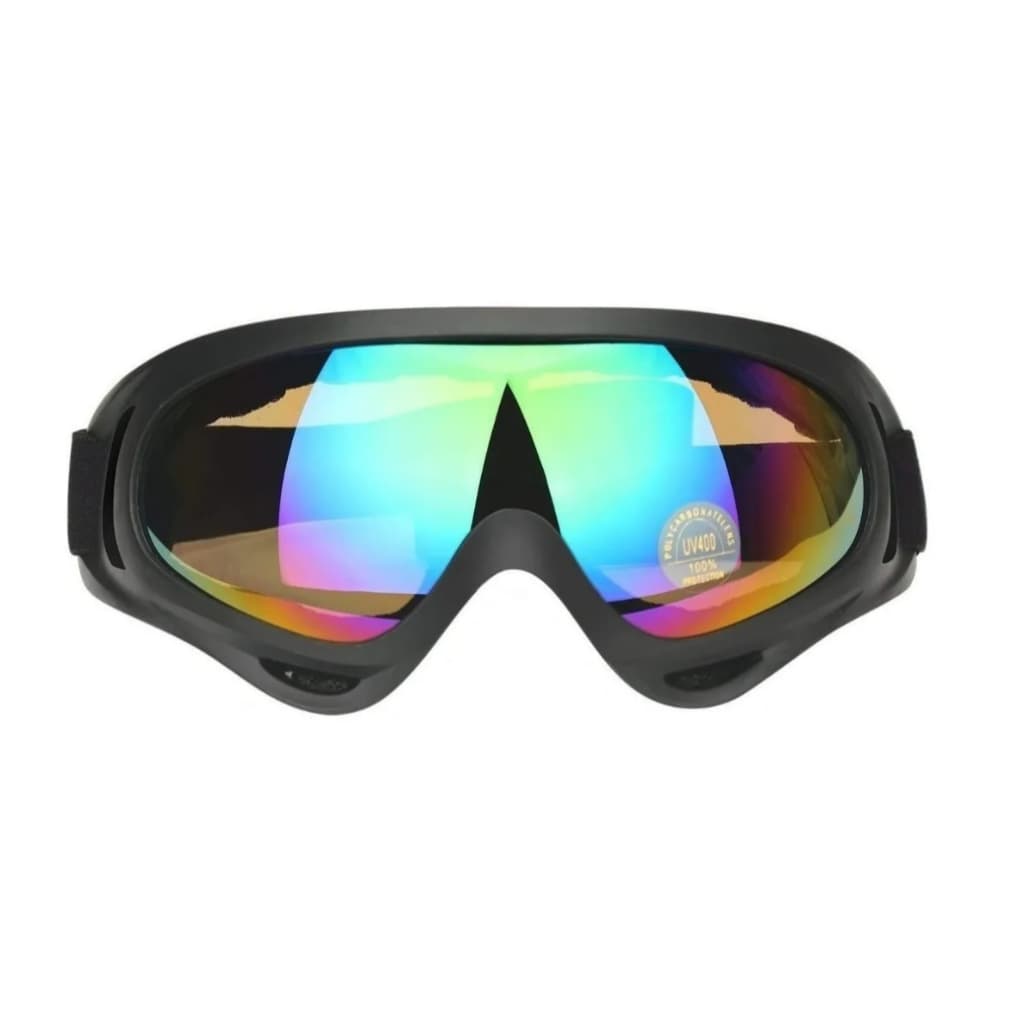 Óculos Jet Ski Snowboard Paintball Moto Esqui Esportivo Uv Cor Da Lente Espelhado