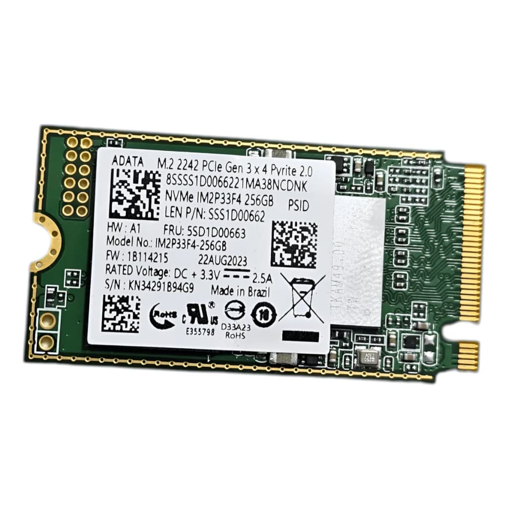SSD NVMe M.2 2242 Adata 256Gb PCIe Gen3 x4