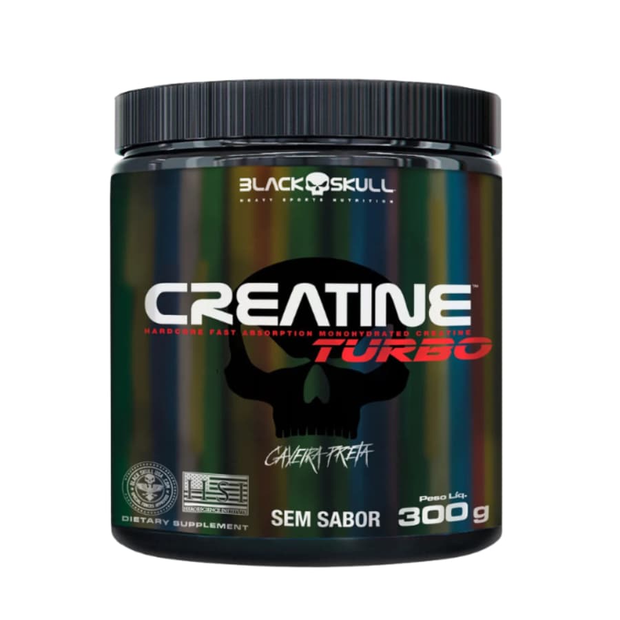 Creatina Monohidratada Black Skull Turbo 300g