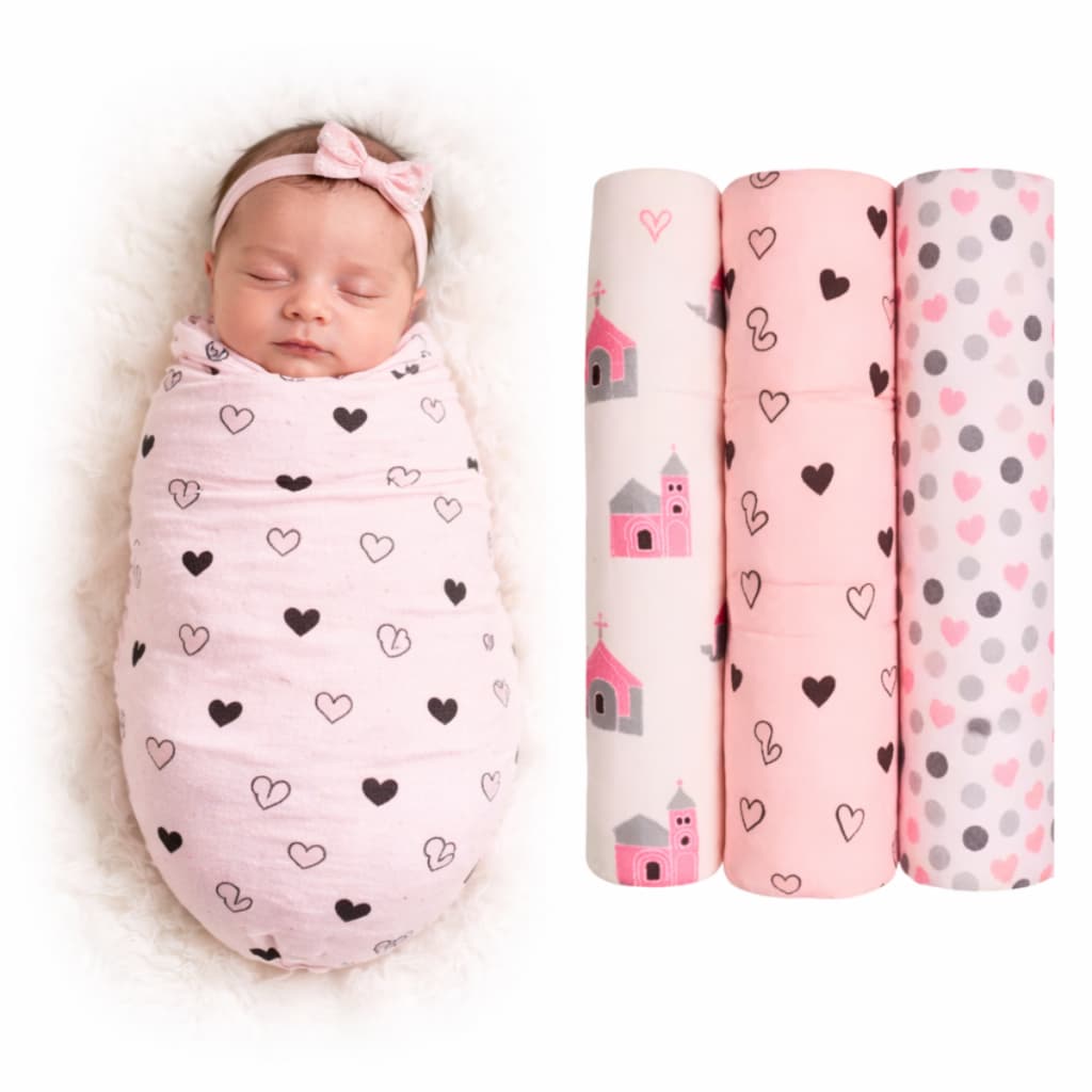 Kit Cueiro Manta Papi Flanelado 80x50 Estampado Algodão Nene