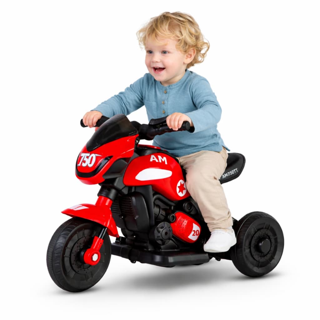 Mini Moto 6V Luzes Som Elétrica Menino Race Unitoys