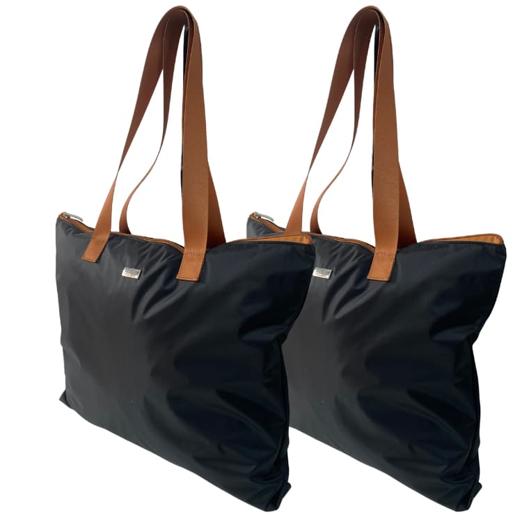 Kit 2 Bolsas Impermeáveis Nylon Emborrachado Grandes Resistentes Promoção