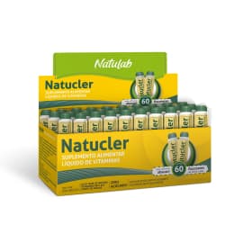 Natucler Natulab Caixa C/60 Flaconetes Vitamina Complexo B Suplemento Alimentar
