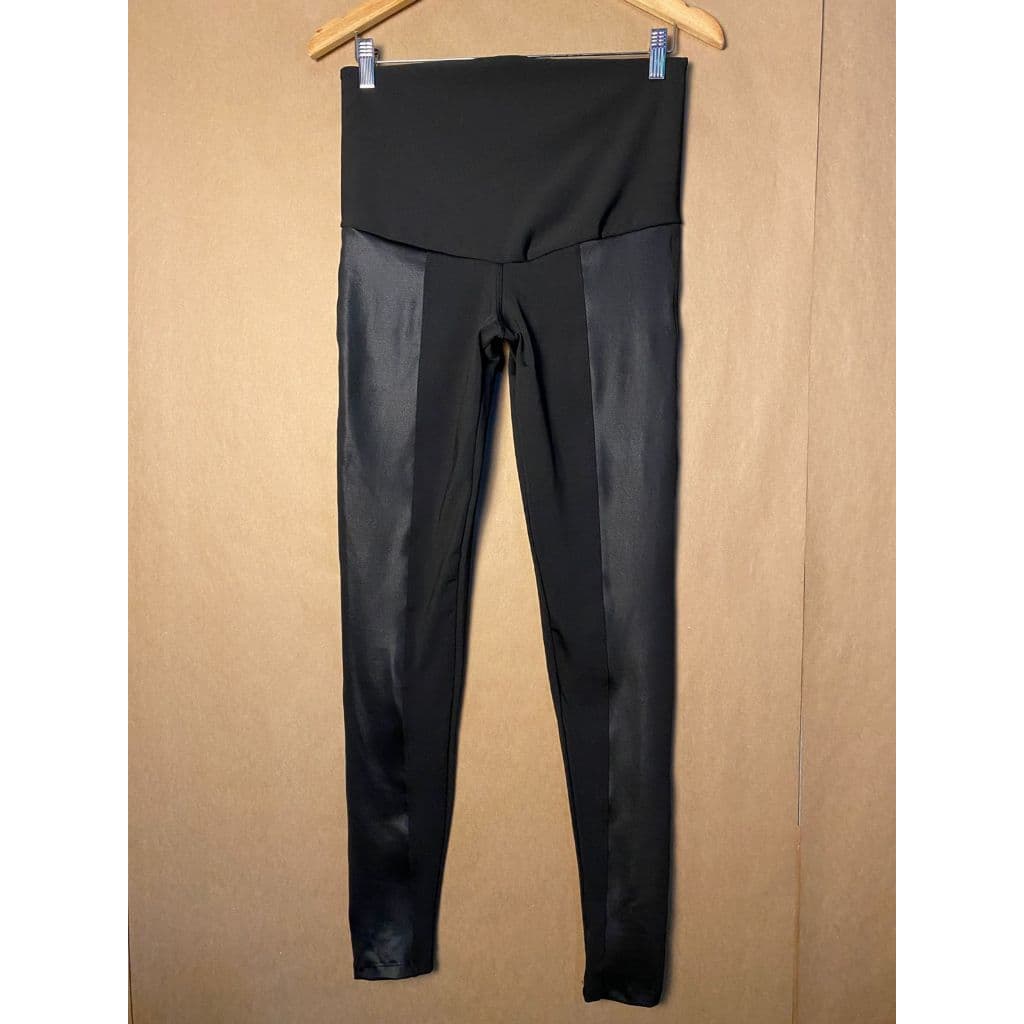 Calça Legging Feminina com Cós Gestante - M (brechó, bazar, usada, desapegos, garimpo)