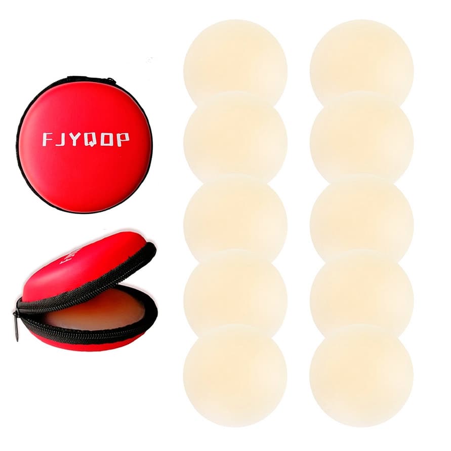 Kit 5 pares Adesivo protetor de mamilo oculto peito aréola silicone Adesivo Reutilizável Discreto