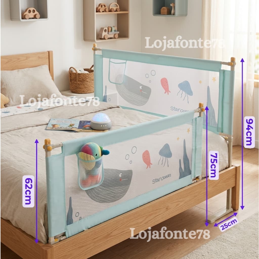 Grade de Proteção para Cama Infantil e Idosos  Segurança Total para Quem Você Ama!