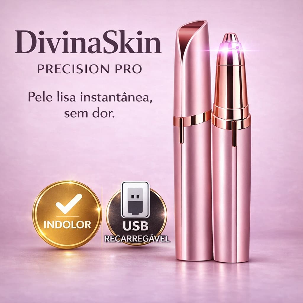 Depilador Eletrico Facial Caneta Depiladora Depilação Aparador Rosto Buço