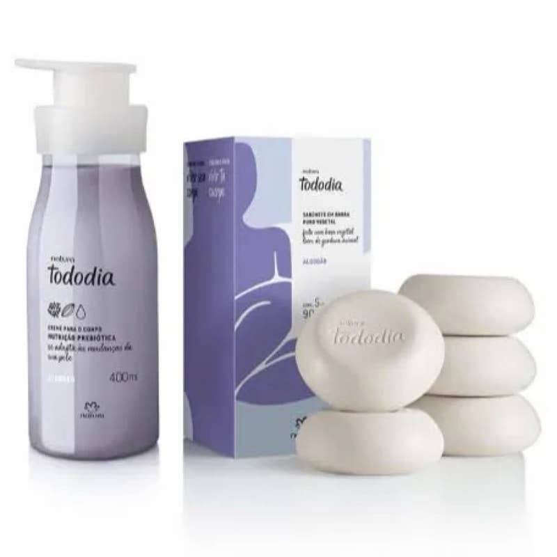 creme hidratante corporal natura - algodão - natura todo dia