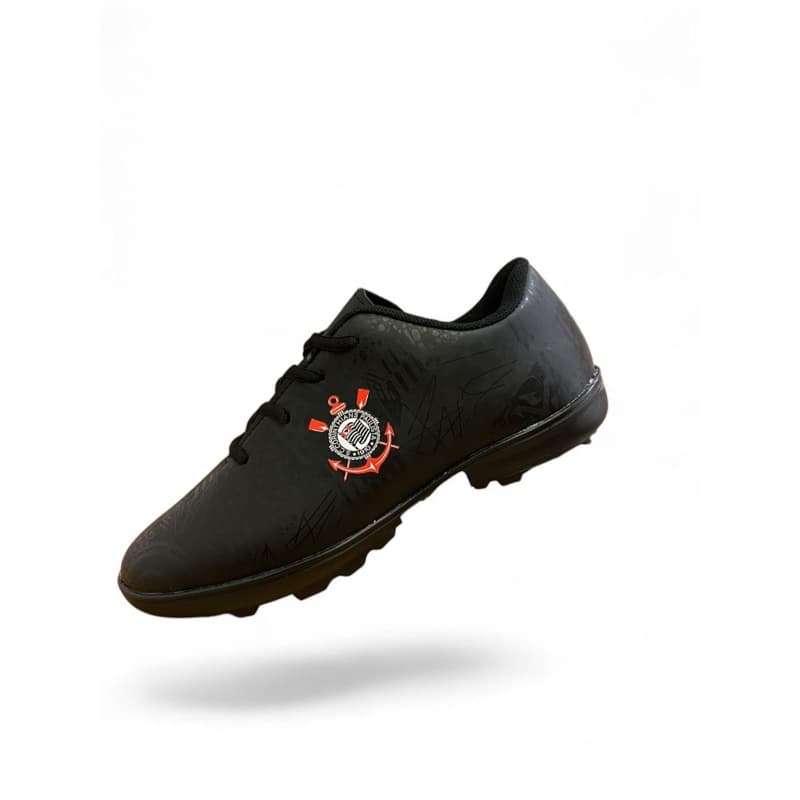 Chuteira Infantil Society Corinthians Verniz⚽ Confortável | Envio Rápido | 28 ao 36