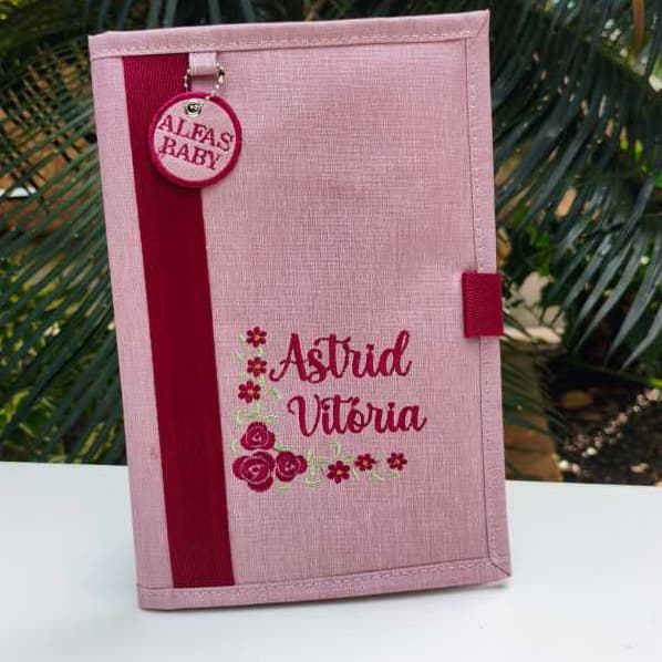 Porta cartão de vacina personalizado