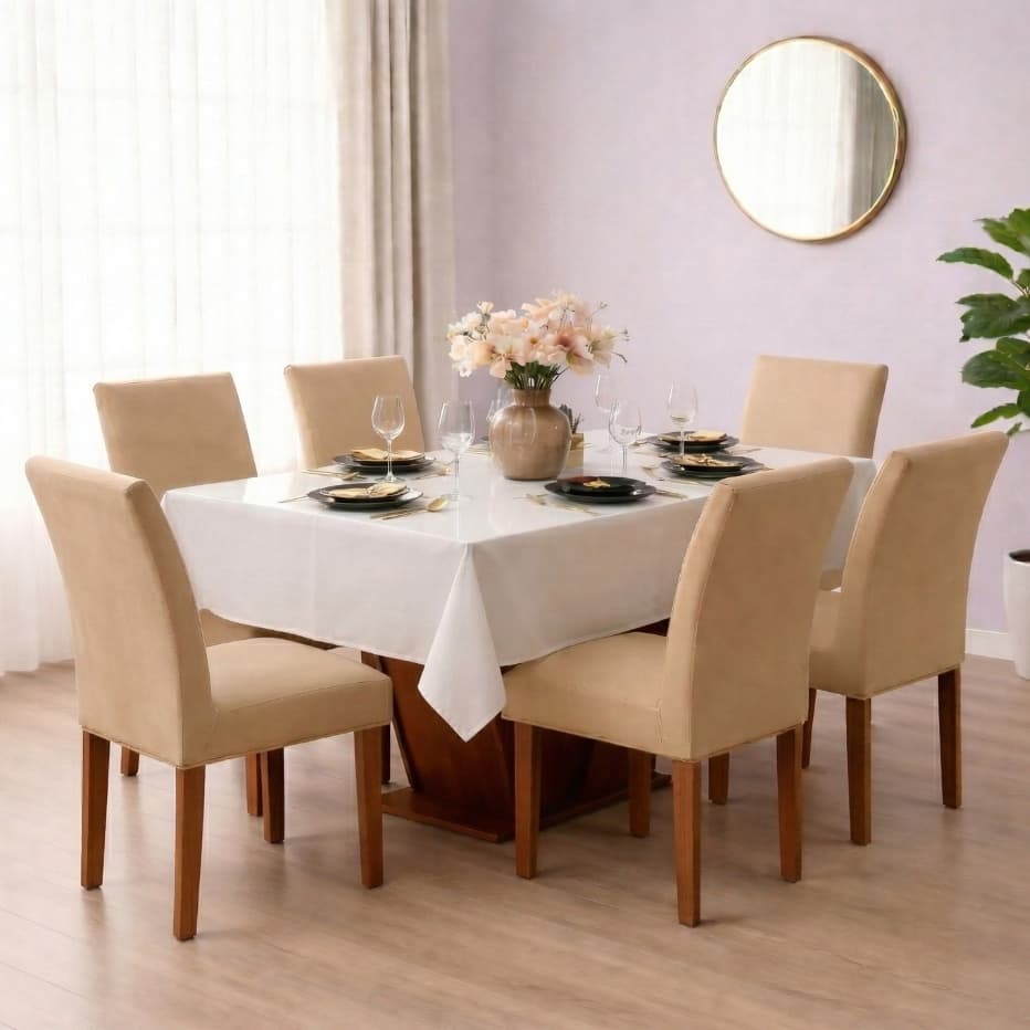 KIT 06 CAPA PARA CADEIRA / JANTAR/ VARIAS CORES