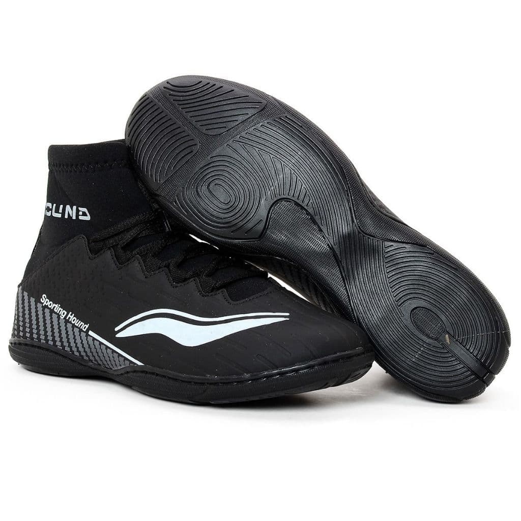 Chuteira de Futsal Botinha Original Para Quadra Antiderrapante Leve Confortável Indoor Futebol de Salão  Hound Masculina