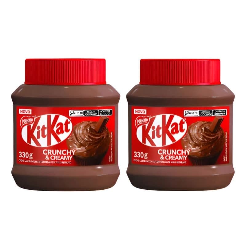 Kit 2 Unidades Creme Kit Kat Chunchy Creamy