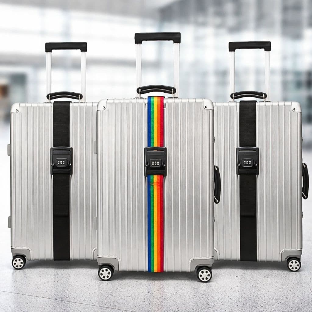 Cinta De Proteção Mala De Viagem Com Segredo Codigo