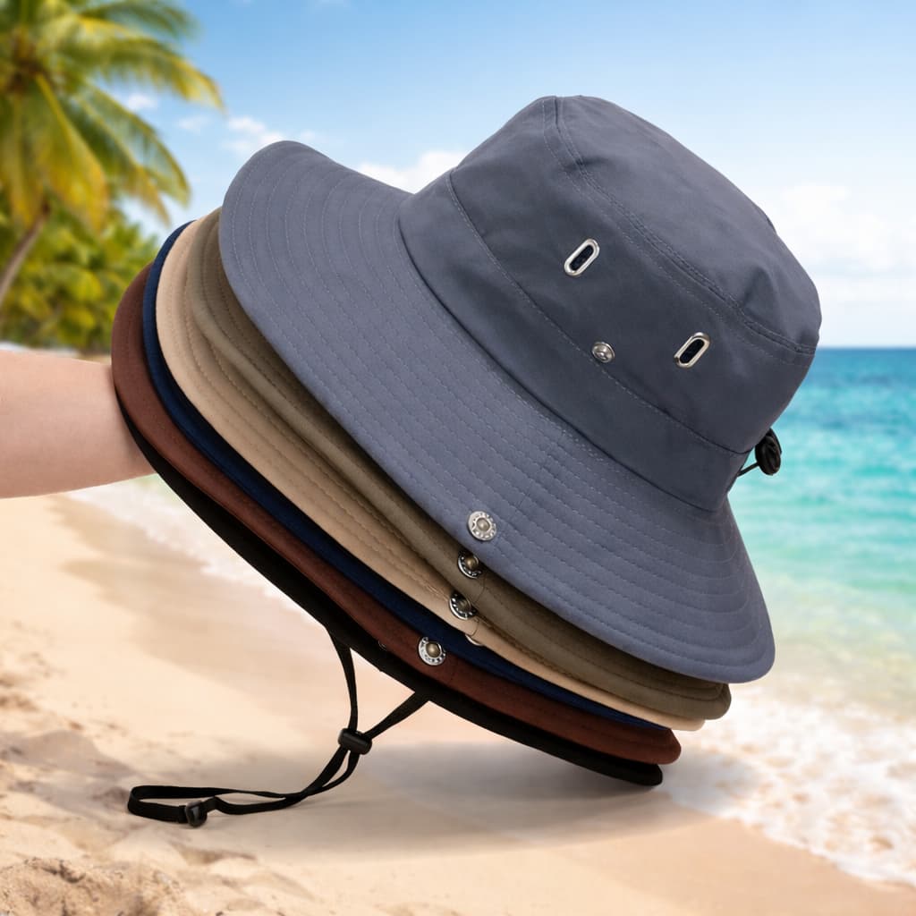 Chapéu De Sol Masculino Verão Ar Livre Ciclismo Pescador Montanhismo Pesca Contra Raios UV Viagem