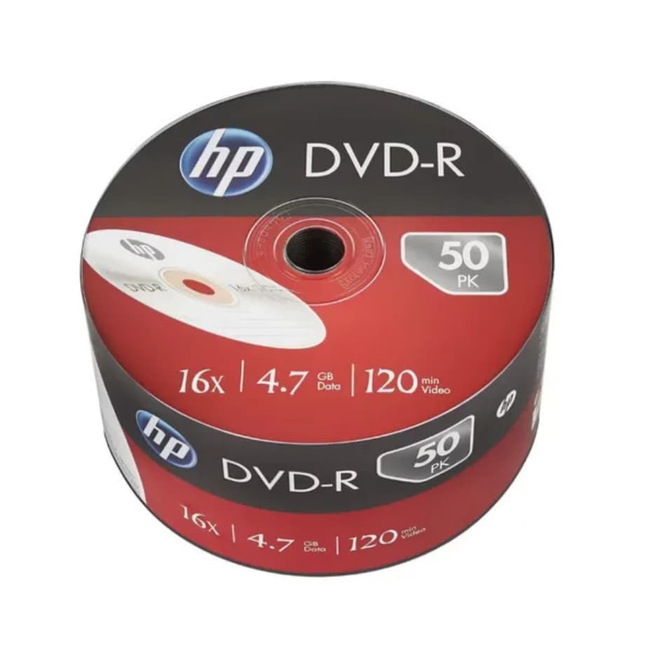 15 Unidades Dvd-r Virgem Hp Logo 4.7gb 120 Min Com ENVELOPES LOTE