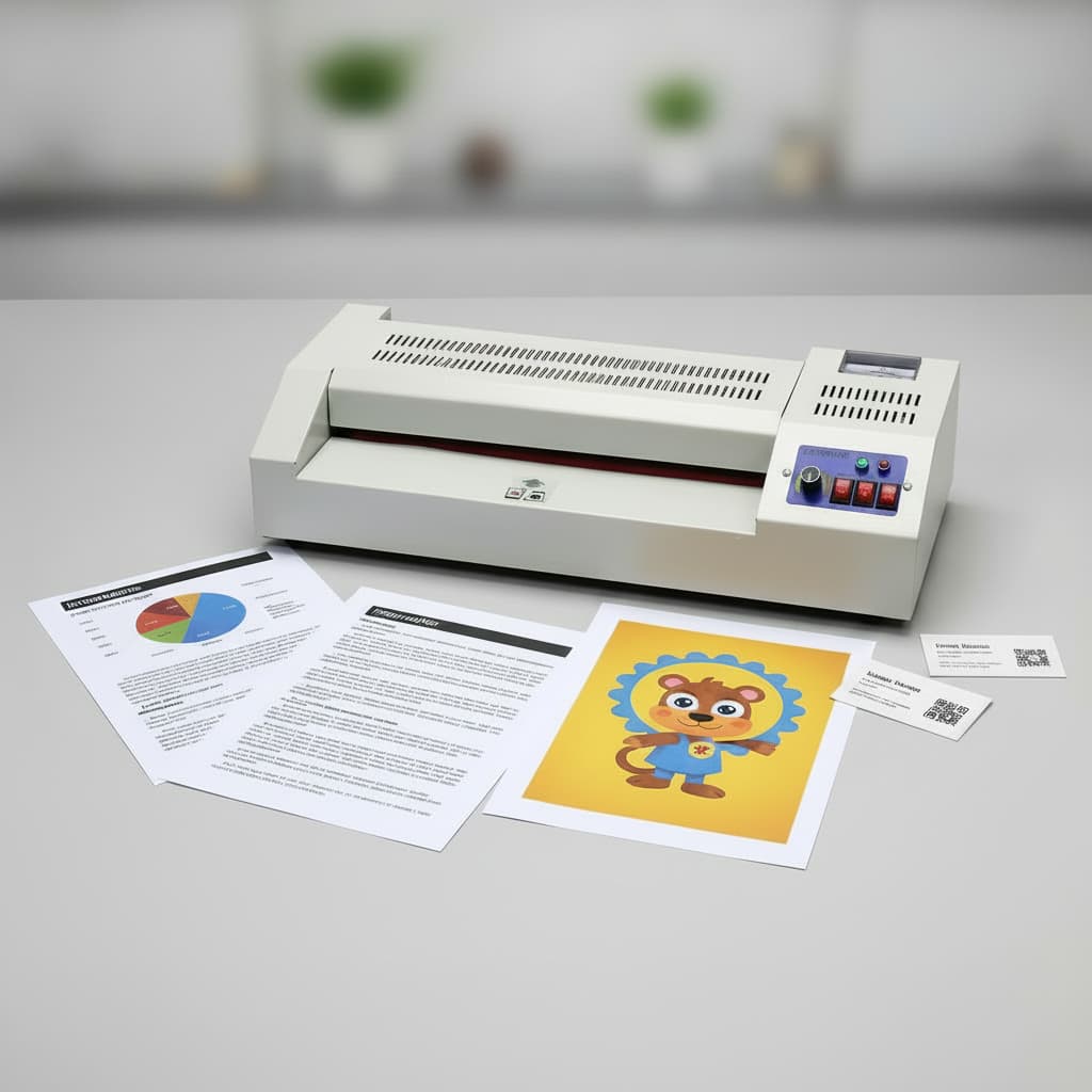 Plastificadora Laminadora Papel A3 com 4 Rolos 520w em Metal Importway