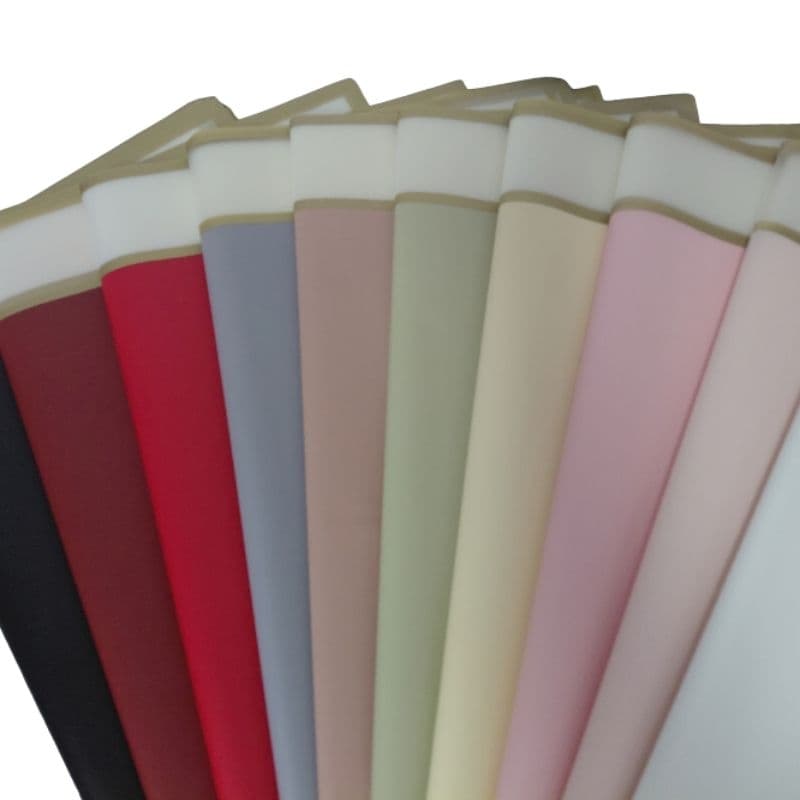 Poli Coreano Quadrado Decorativo Borda Dourada com 10 Folhas - 56x56cm