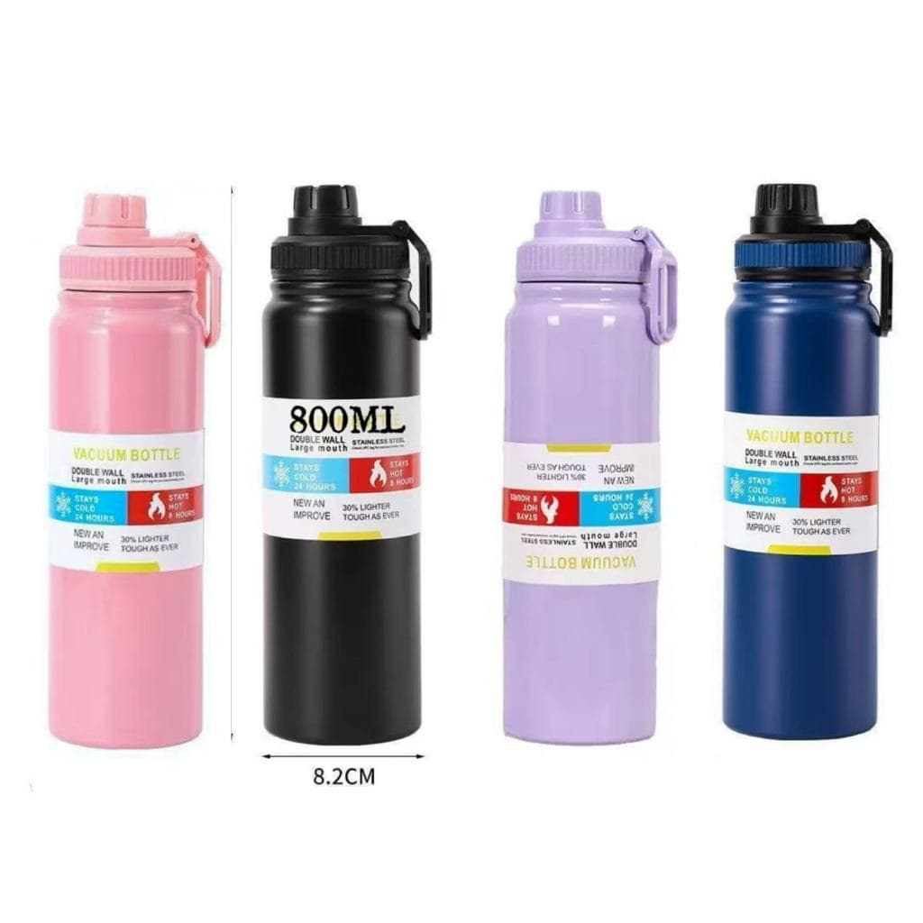 Garrafa Térmica 800ml Garrafa Espacial Quente & Frio Com Isolamento De Inox Grande Capacidade RG060–11