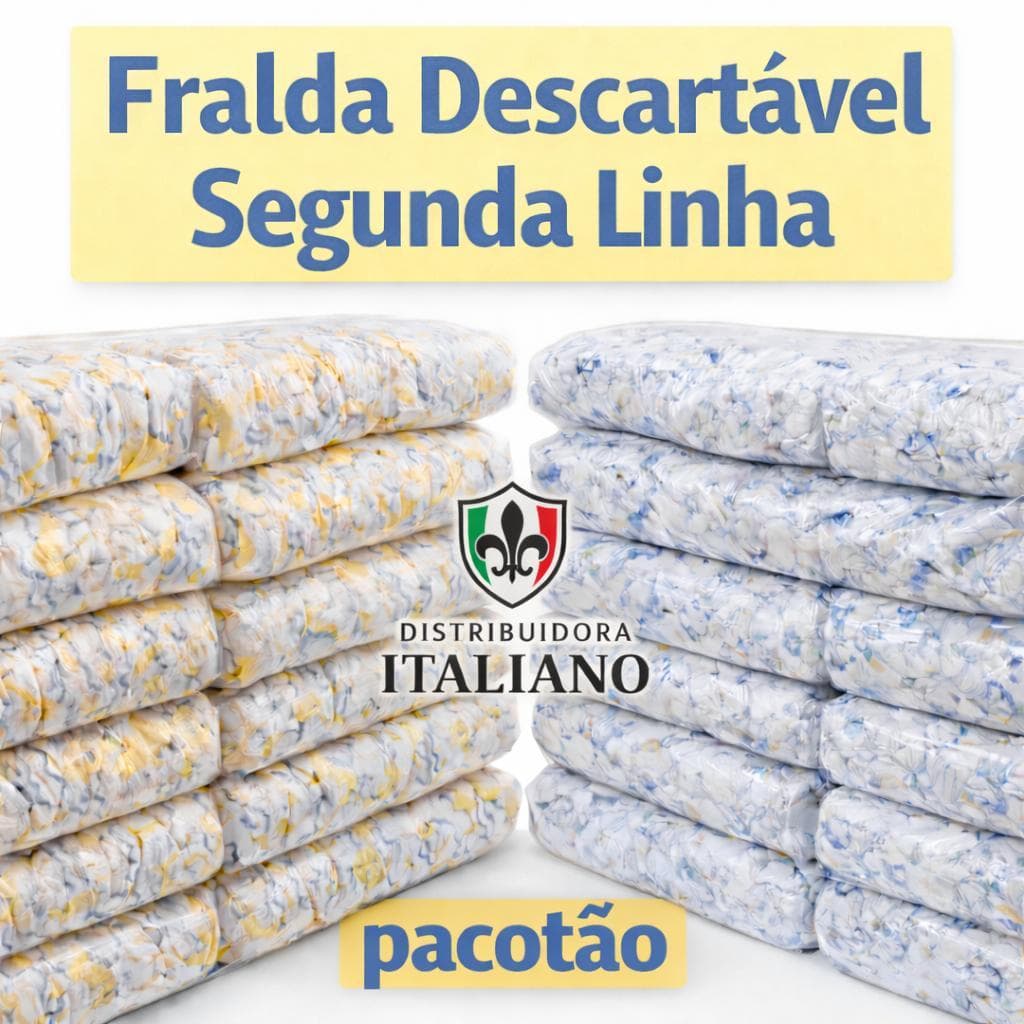 Fraldas Descartável Segunda Linha Direto de Fábrica Infantil P, M, G, XG, XXG POM-P*M - TURMA DA M*N