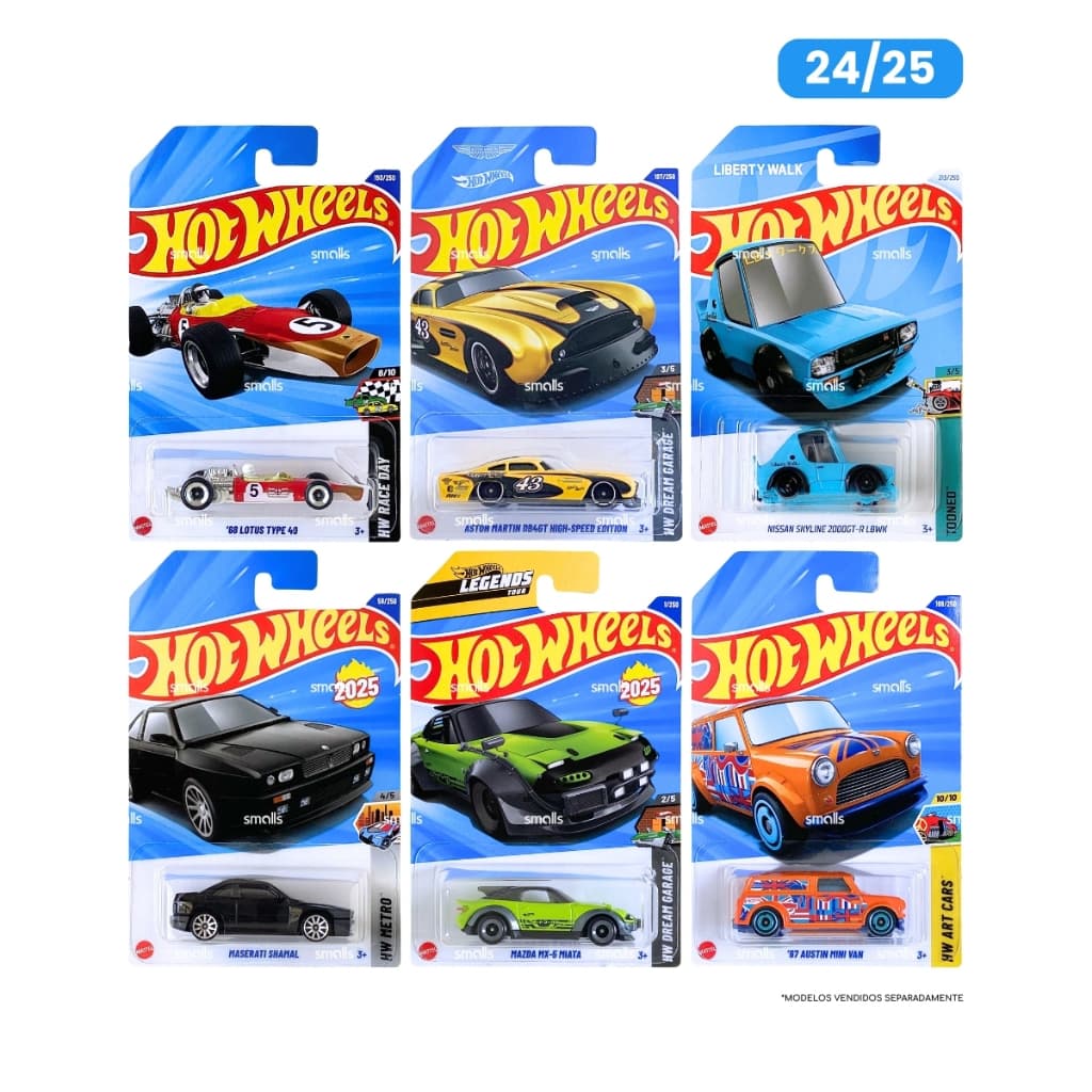 Hot Wheels - Carrinho Miniatura À Escolha - 2024/2025 - Original