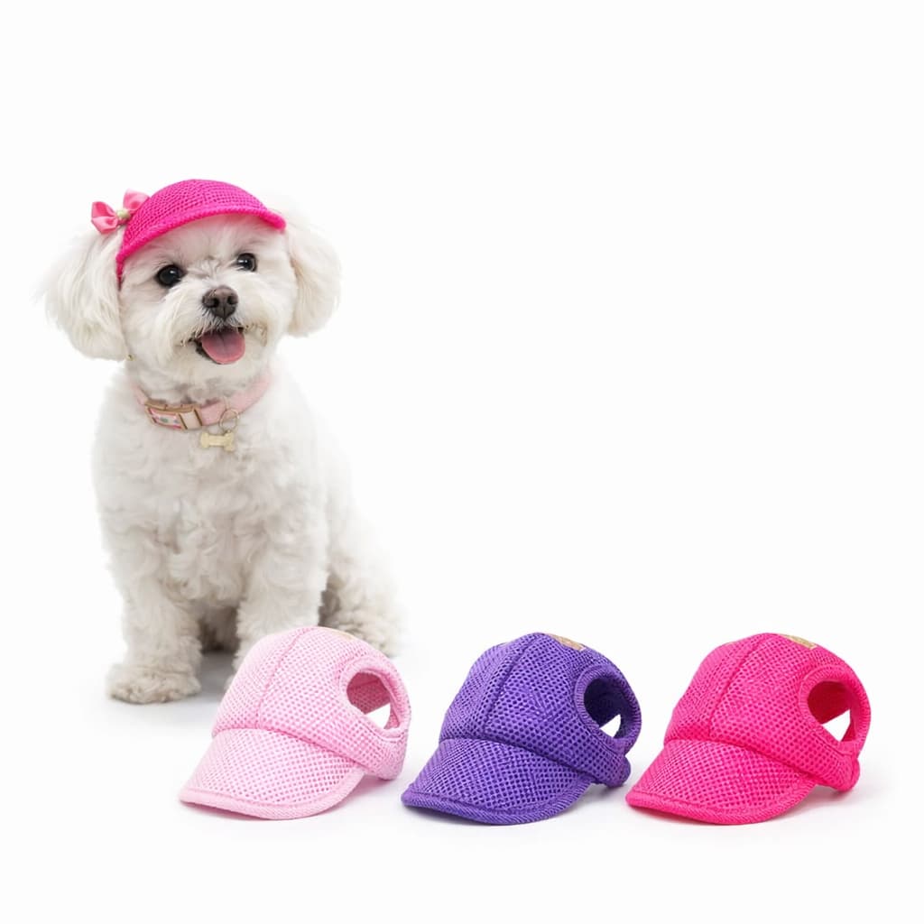 Boné Para Cachorro e gato Proteção Solar Verão porte grande e pequeno