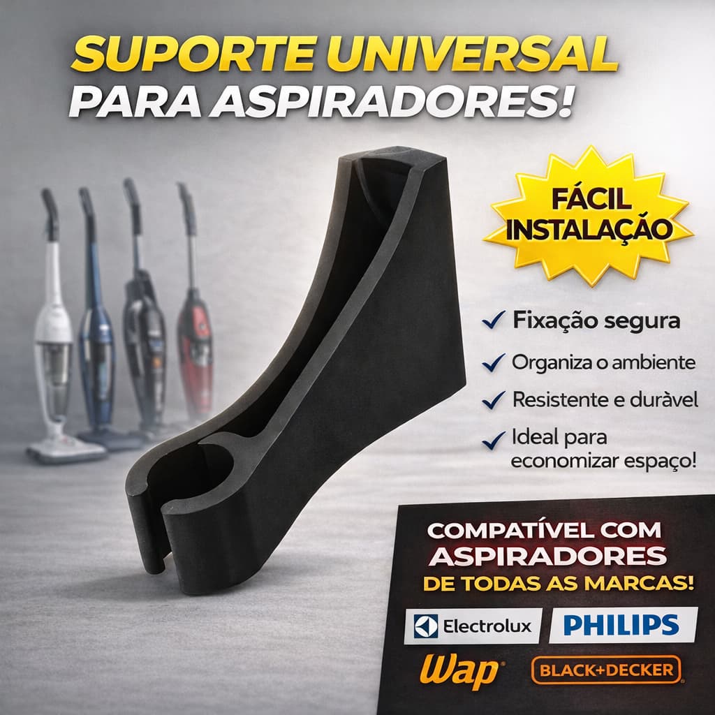 Suporte de parede para Aspirador de Pó Universal