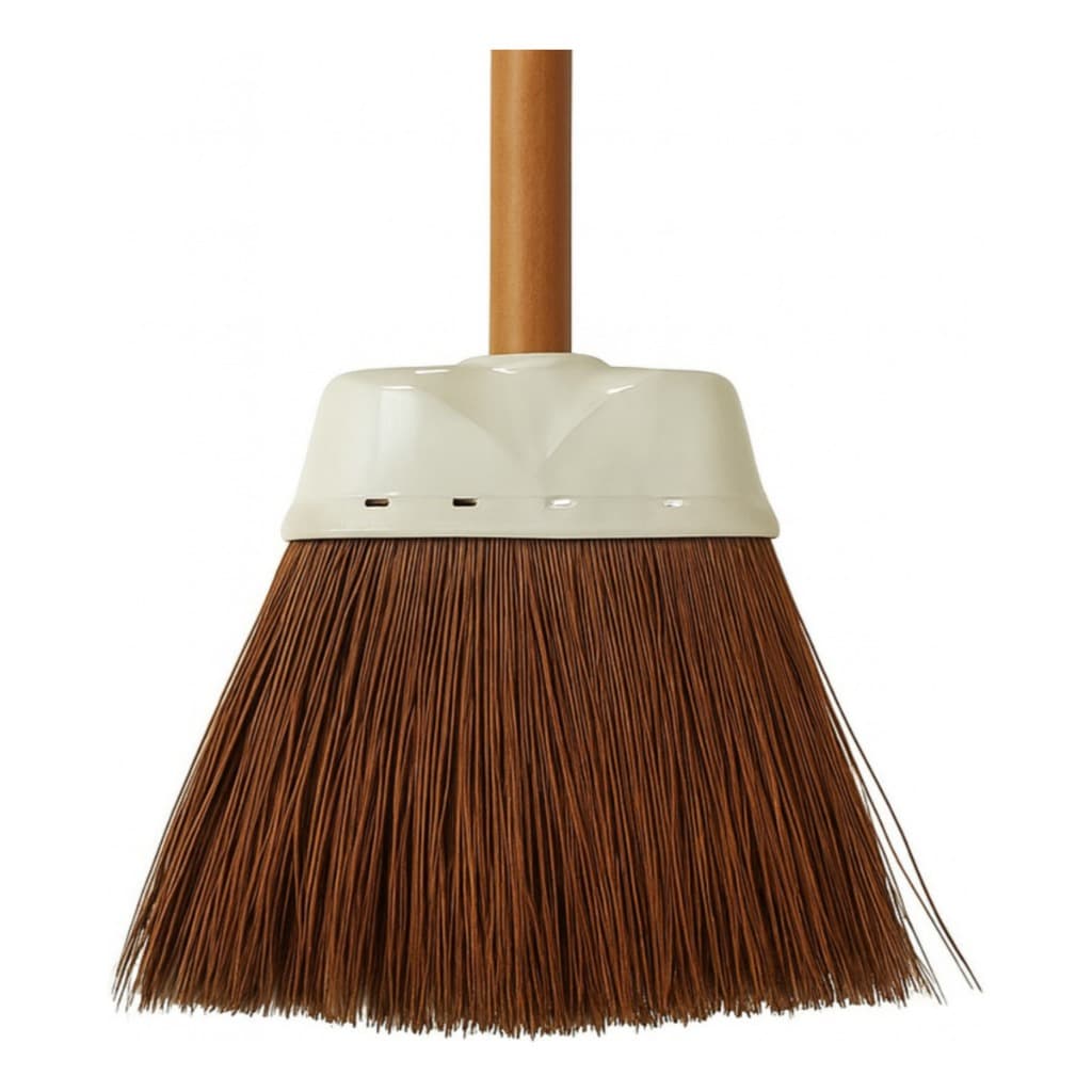 Vassoura Piaçava Natural Unidade (Sem Cabo) - Casa Limpeza Quintal Sujeira Durabilidade