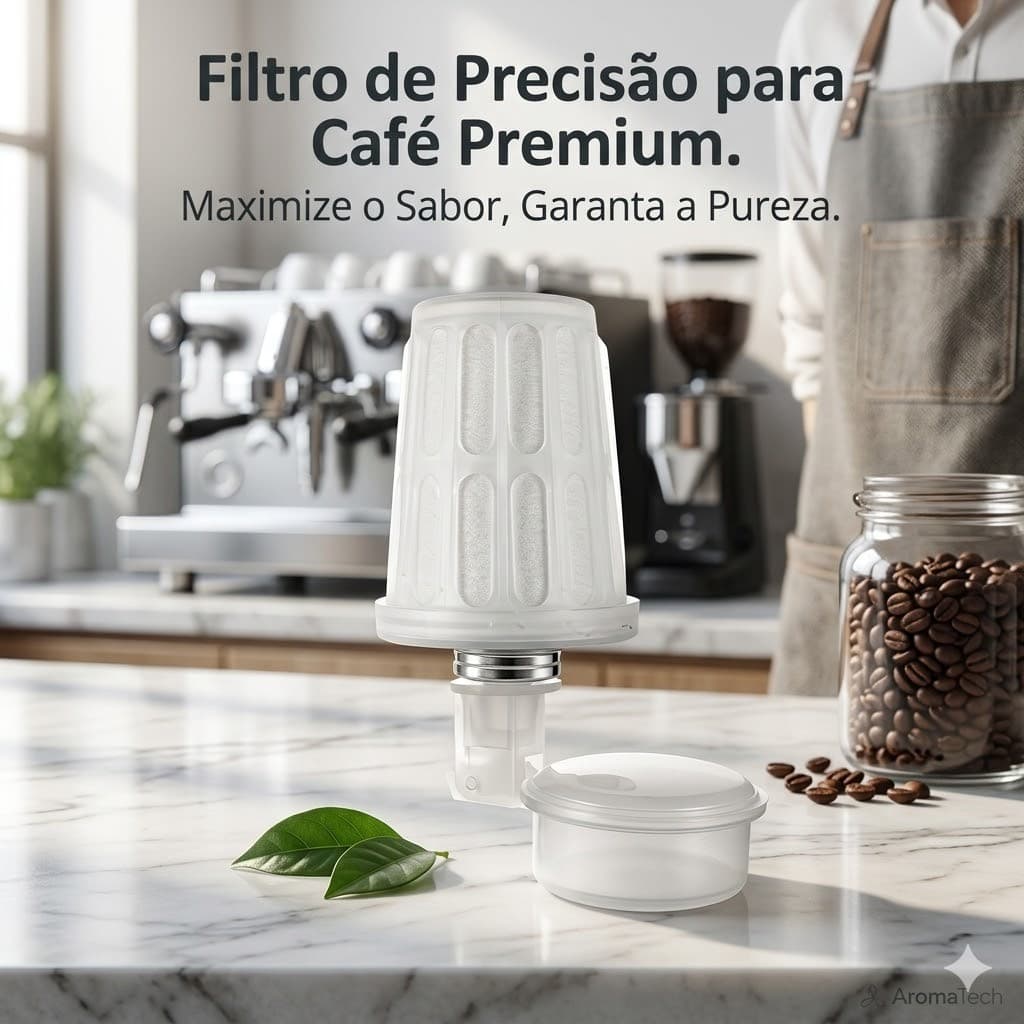 Vela Plástica Com Carvão Ativado Filtro Barro + Boia Reguladora